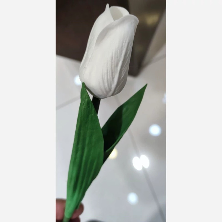 لاله لمسی سفید بدون تغییر رنگ