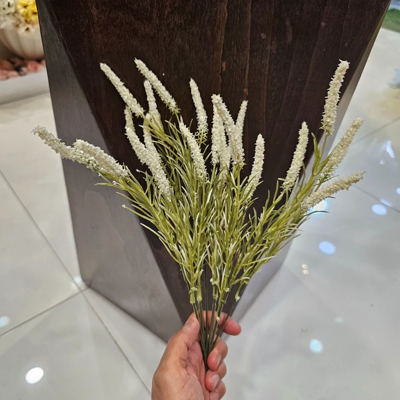 بوته ورونیکا سفید 7بازو 21 گل