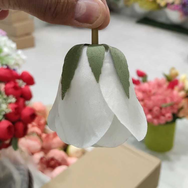 سرگل رز مصنوعی پارچه ایی با کیفیت A