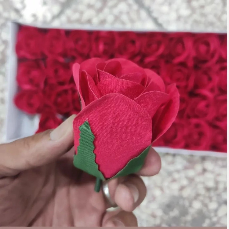سرگل رز مصنوعی پارچه ایی با کیفیت A