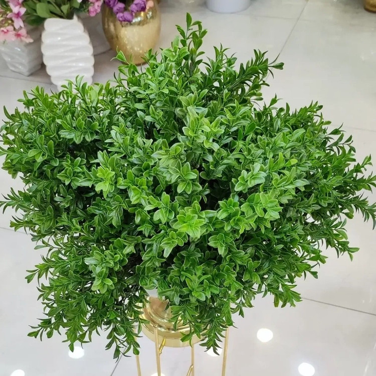 بوته برگ مصنوعی اناری سبز