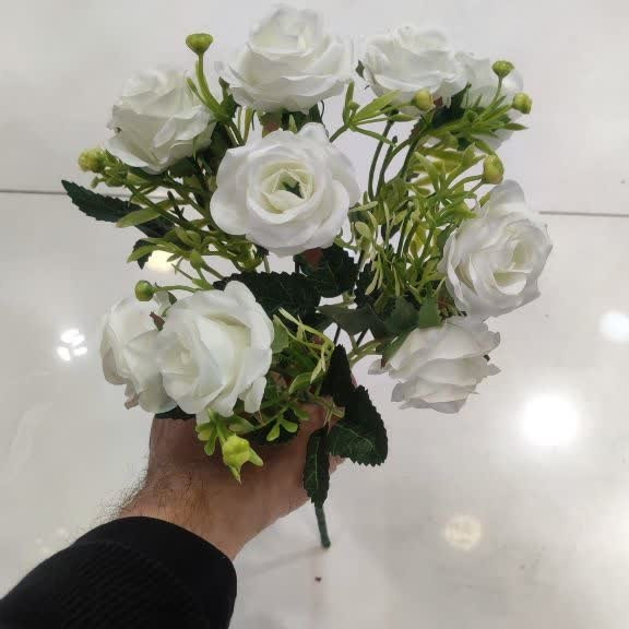 بوته رز مینیاتوری ده گل